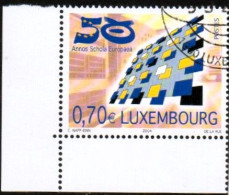 LUXEMBOURG, LUXEMBURG 2004, MI 1645, ECOLES EUROPÉENES,  ESST GESTEMPELT, OBLITÉRÉ - Gebruikt