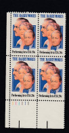 Sc#2012, Plate # Block Of 4 20-cent, Performing Artist Series, The Barrymores Actors, US Postage Stamps - Números De Placas