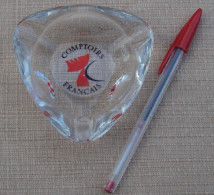 004, Cendrier Publicitaire Comptoirs Français - Verre - Verre