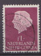 NOUVELLE-GUINEE NEERLANDAISE   Y & T 35A 1 FLORIN JULIANA  1954 OBLITERE - Sonstige - Ozeanien