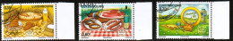 LUXEMBOURG, LUXEMBURG 2004, SATZ, MI 1649 - 1651, LUXEMBURGISCHE ERZEUGNISSE,  ESST GESTEMPELT, OBLITÉRÉ - Used Stamps