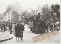 SAINT SERVAN - Train Mixte Pour St-Malo Dans La Traversée De St-Servan ( CPM  Reproduction Août 1946) - Saint Servan