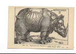 CPA ILUSTREEFIGURATION D UN RHINOCEROS AU DEBUT DU XVI Siecle - Neushoorn