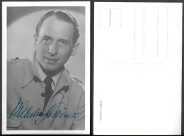 German Singer Operatic Bass Wilhelm Strienz Photo W/ Signed Original Autograph - Handtekening
