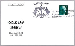 GOLF: RYDER CUP. Bloomfield Hills MI 2004 - Golf