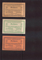 Innermanzing  Notgeld  Lot Serie A 3 Noten - Autriche