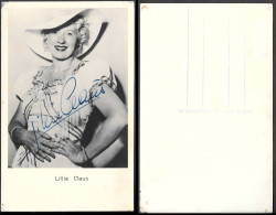Austria Opera Singer Lillie Claus Photo W/ Signed Original Autograph. Vienna State Opera - Autografi