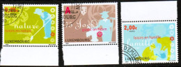 LUXEMBOURG, LUXEMBURG 2003, SATZ MI 1611 - 1613 75 JAHRE GAART AN HEEM,  ESST GESTEMPELT, OBLITÉRÉ - Used Stamps