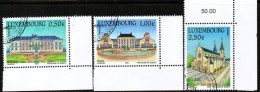 LUXEMBOURG, LUXEMBURG 2003, SATZ, MI 1601 - 1603, SEHENSWÜRDIGKEITEN,  ESST GESTEMPELT, OBLITÉRÉ - Gebraucht