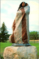 Wyoming Cody Buffalo Bill Historical Center Sacagawea Indian Princess Bronze Statue - Cody