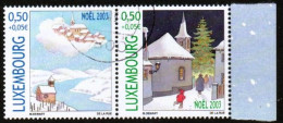 LUXEMBOURG, LUXEMBURG 2003, ZD MI 1620 - 1621, WEIHNACHTEN, NOEL, ESST GESTEMPELT, OBLITÉRÉ - Used Stamps