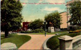 Maryland Baltimore Mount Vernon Place And Peabody Square 1910 - Baltimore