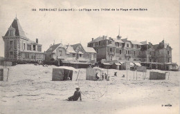 FRANCE - 44 - Pornichet - La Plage Vers L'Hôtel De La Plage Et Des Bains - Carte Postale Ancienne - Pornichet