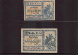 Melk  Notgeld  Lot Serie A 2 Noten - Autriche