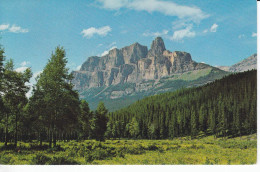 Carte Postal (123250) Canadian Rockies Mount Eisenhower Jul 29 1966 Timbre 4c US Avec écriture - Banff