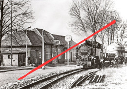 AK Malter Bahnhof Zug Eisenbahn Schmalspurbahn Weißeritztalbahn Dippoldiswalde Freital Hainsberg Kurort Kipsdorf DDR - Dippoldiswalde