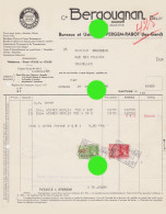 EVERGEM RABOT Lez GAND / Pneus Caoutchouc BERGOUGNAN 1938 - Autres & Non Classés