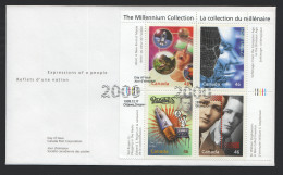 2000  Millenium Issue  Media Technologies   Souvenir Sheet Of 4 Different Sc 1818 - 1991-2000