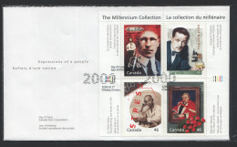 2000  Millenium Issue  Medical Innovators  Souvenir Sheet Of 4 Different Sc 1822 - 1991-2000