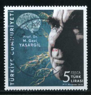 Türkiye 2022 Mi 4711 Prof Dr Gazi Yaşargil, Neurosurgeon Of The Century, Physician, Medicine - Usados