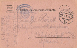 Feldpostkarte K.u.k. Infanterieregiment Von Rummer Nr. 98 - 1916 (64954) - Covers & Documents