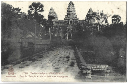CAMBODGE - ANGOR VAT - Vue Du Temple Et De La Saia Des Voyageurs - Cambodge