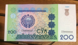 UZBEKISTAN 200 Sum UNC - Ouzbékistan