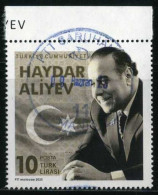 Türkiye 2023 Haydar Aliyev, President Of Azerbaijan | Diplomacy, Flag - Used Stamps