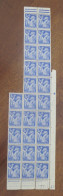 Type IRIS - 1,30 Fr - Bloc De 25 Timbres FRANCE / 1940 / Y&T N° 434 - 1939-44 Iris