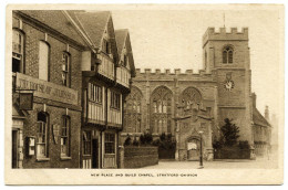 STRATFORD ON AVON : NEW PLACE AND GUILD CHAPEL, THE HOUSE OF JULIUS SHAW - Stratford Upon Avon