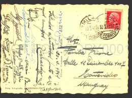 1941 Italy Parma Vs Falck Original Autographed Postcard Calcio Soccer Football - Autographes