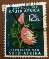 South Africa 1961 Flower Protea Cynaroides 12½ C - Used - Oblitérés