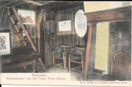 Zaandam Binnenkamer Van Het Czaar Peter Huisje 1903 Zeer Mooi - Zaandam