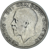 Monnaie, Grande-Bretagne, George V, Florin, Two Shillings, 1928, TB+, Argent - J. 1 Florin / 2 Shillings