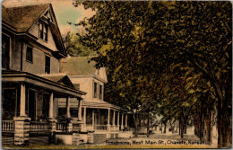 Kansas Chanute West Main Street Residence Section 1913 - Andere & Zonder Classificatie