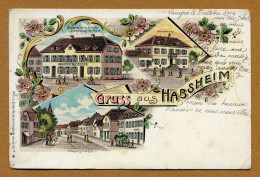 HABSHEIM  (68)  : " GRUSS " - Habsheim