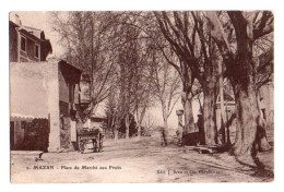 (84) 212, Mazan, Brun 2, Place Marché Au Fruits - Mazan