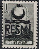 Türkei Turkey Turquie - Dienst/Service Aufdruck RESMI (MiNr: 56) 1957 - Postfrisch ** MNH - Timbres De Service