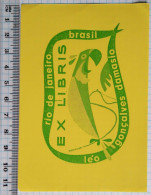 Ex-libris Kempner. Rio De Janeiro Brésil Perroquet. Exlibris Kempner. Rio De Janeiro Brazil Parrot. - Bookplates