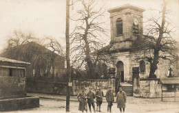 Heudicourt Sous Les Côtes * RARE Carte Photo * Place église Du Village Sous Occupation Allemande , WW1 Guerre 14/18 War - Autres & Non Classés