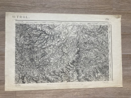 Carte état Major MONISTROL SUR LOIRE 176 1890 35x50cm PERIGNEUX ABOEN ST-MAURICE-EN-GOURGOIS CHAMBLES LURIECQ LA-TOURETT - Cartes Géographiques