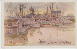 (21) DIJON. Illustr. P. LIPPE . Square De La Place Darcy - Dijon