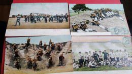 Lot De 9 Cartes Militaires , Manoeuvres - Collections & Lots
