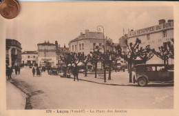 85 - Carte Postale Ancienne De  Luçon   La Place Des Acacias  (Sans Doute Un Carnet ) - Lucon