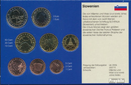 Slowenien 2009 Stgl./unzirkuliert Kursmünzensatz Stgl./unzirkuliert 2009 Euro-Nachauflage - Slovenia