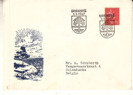 Finlande - Lettre De 1967 - Oblit Kankaanpää - - Storia Postale