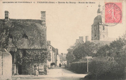 Fresnes * 1906 * Entrée Du Bourg Du Village , Route De Chanu * Villageois - Autres & Non Classés