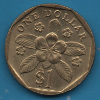 SINGAPORE 1 DOLLAR 1989 KM# 54b SINGAPURA - Singapour