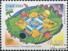 Brasilien 3504 (kompl.Ausg.) Postfrisch 2007 Amerika: Bildung Für Alle - Neufs