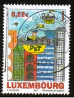 LUXEMBOURG, LUXEMBURG 2002, MI 1590, KINDER UND JUGEND-MALWETTBEWERB, GESTEMPELT, OBLITÉRÉS - Usados